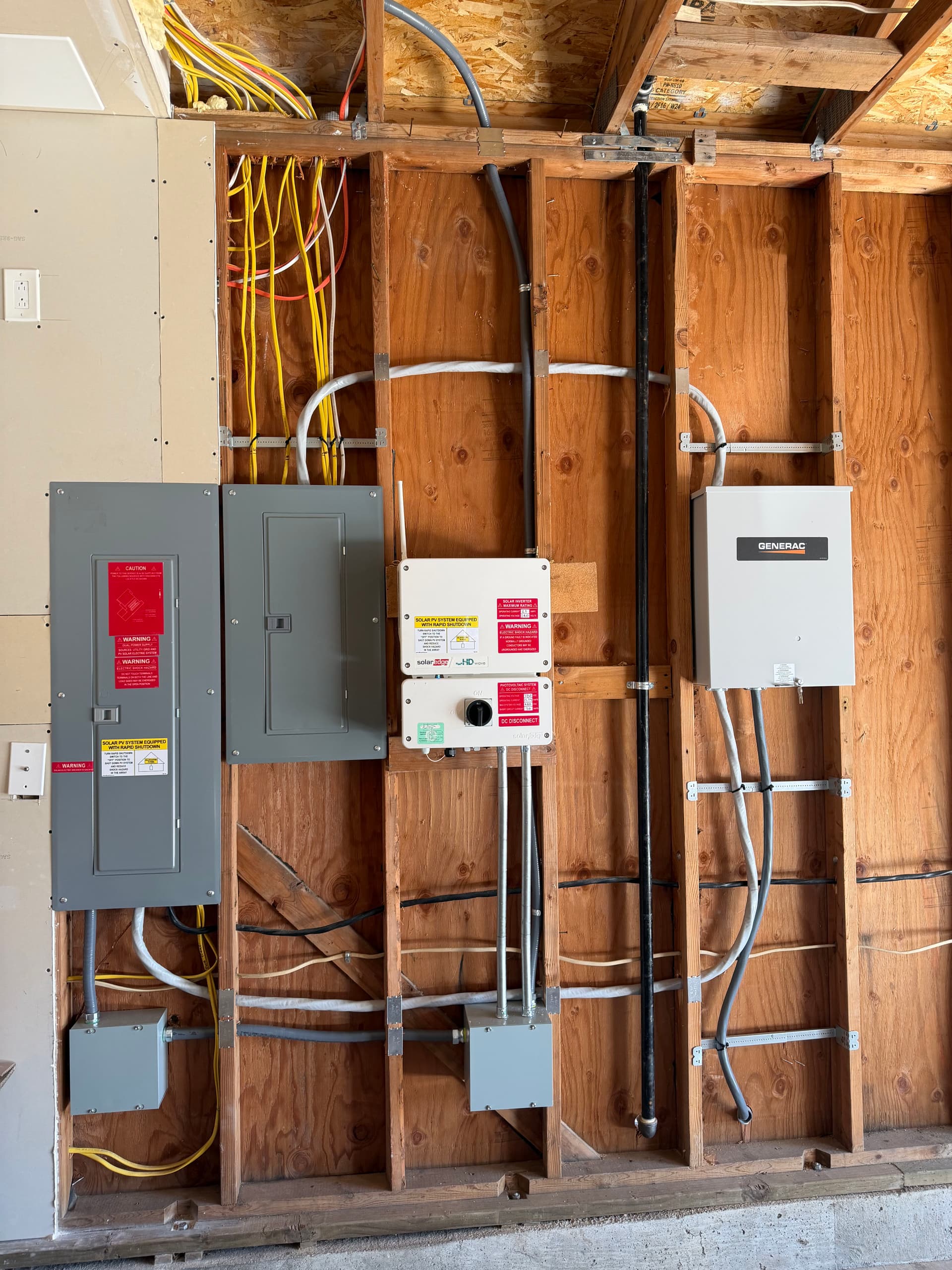 Gallery photos for 14kW Generac Generator Install with 100-Amp Automatic Transfer Switch: Image #4