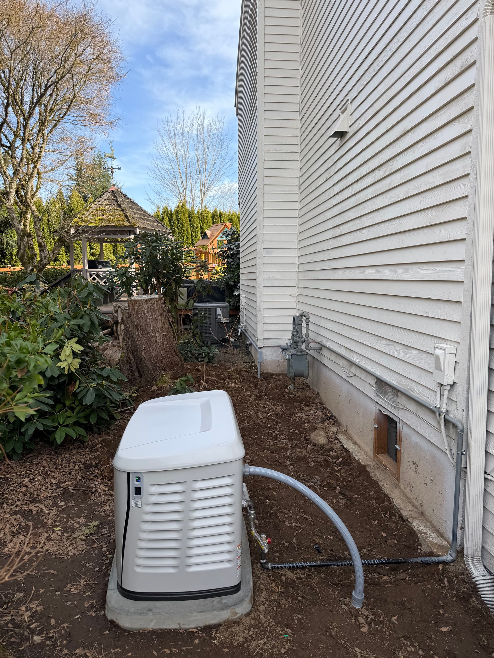 Gallery photos for 22kW Generac Standby Generator Install With Automatic Transfer Switch: Image #2